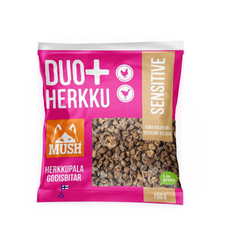 Mush Duo+ sensitive  kana&kalkkuna 150g