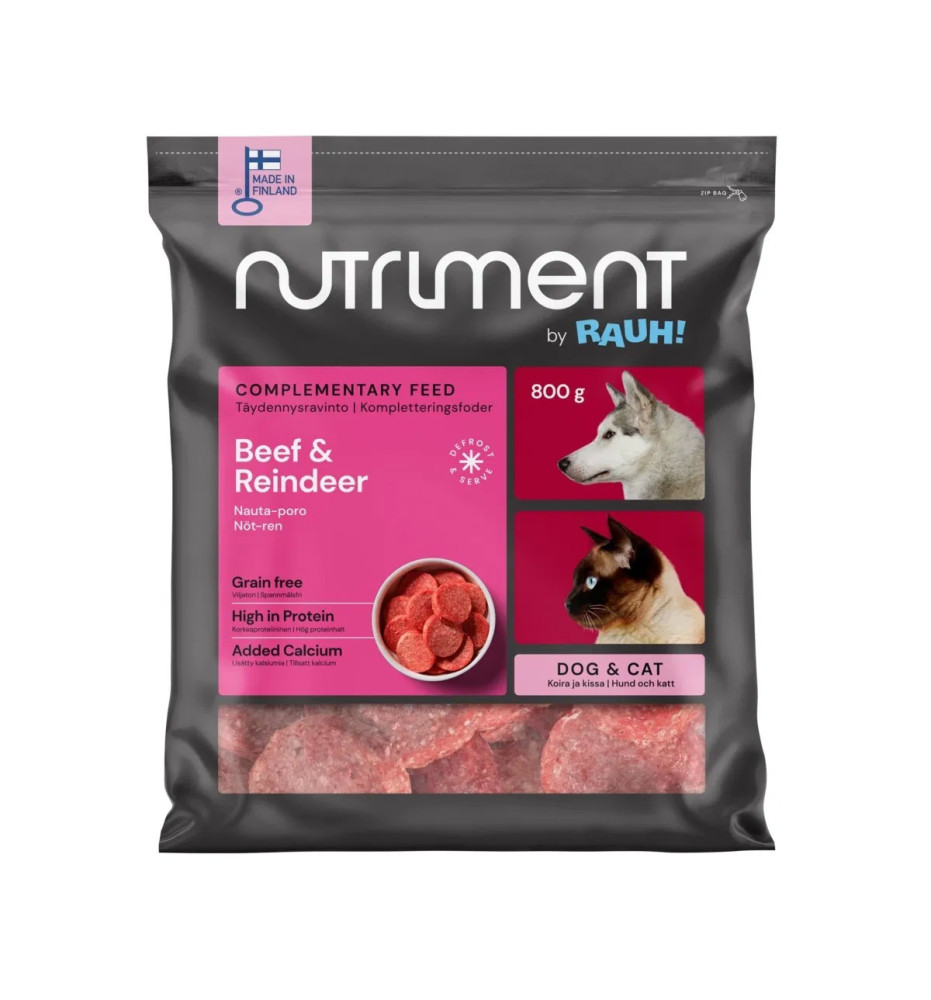 Nutriment by RAUH! Nauta-Poro-medaljonki 800 g