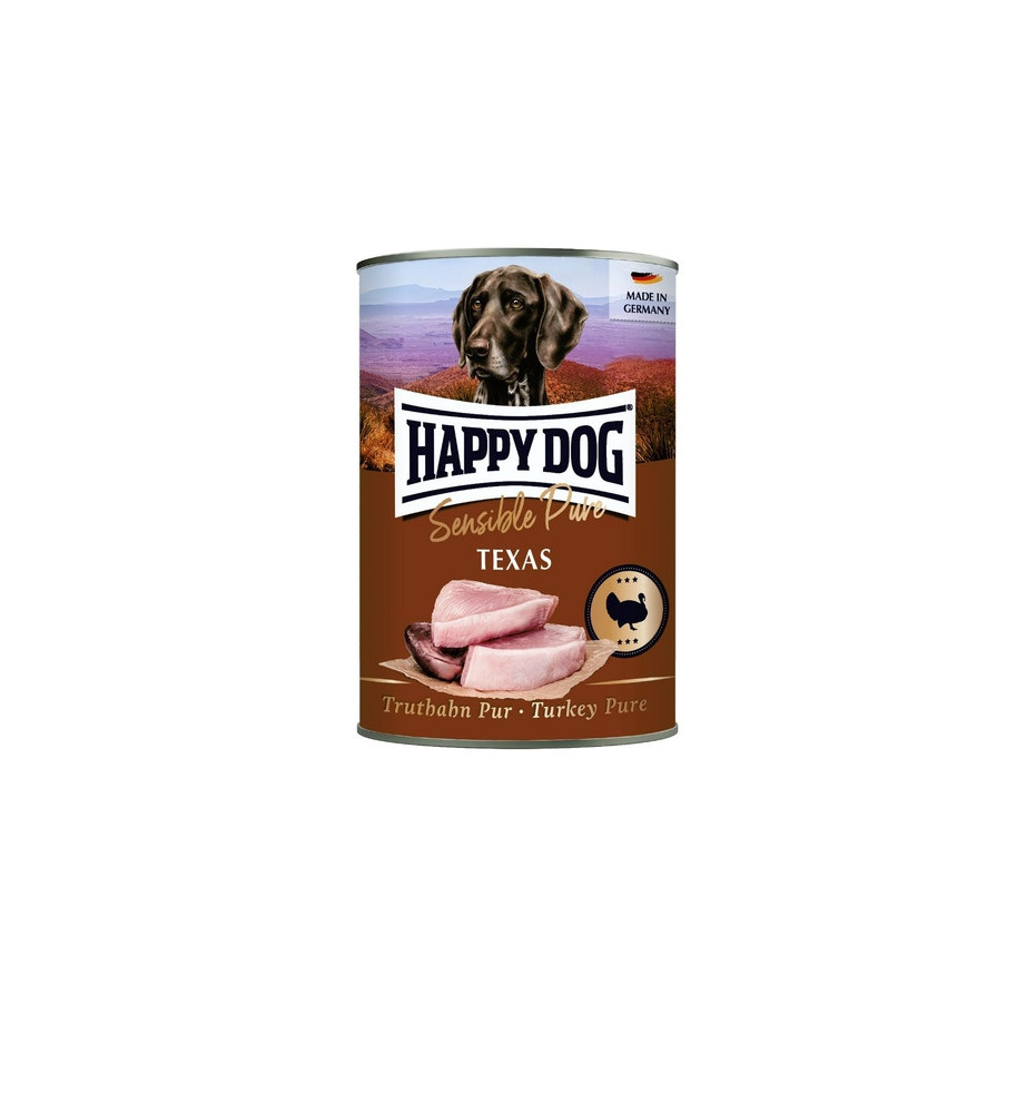 Happy Dog Texas Kalkkuna | Viljaton märkäruoka koirille