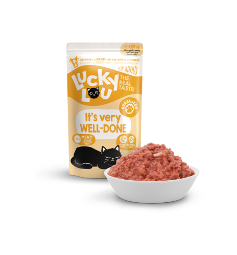 Lucky Lou Siipikarja & Nauta Steriloiduille 125g