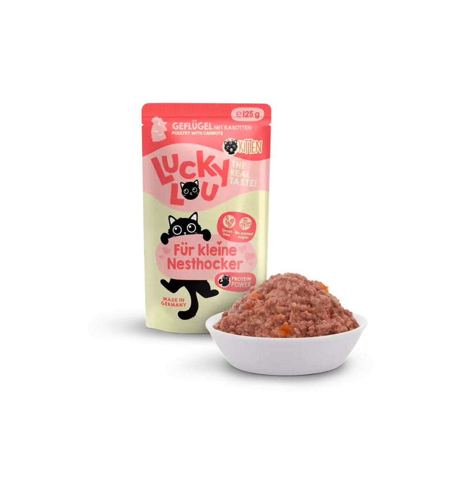 Lucky Lou kitten siipikarja
