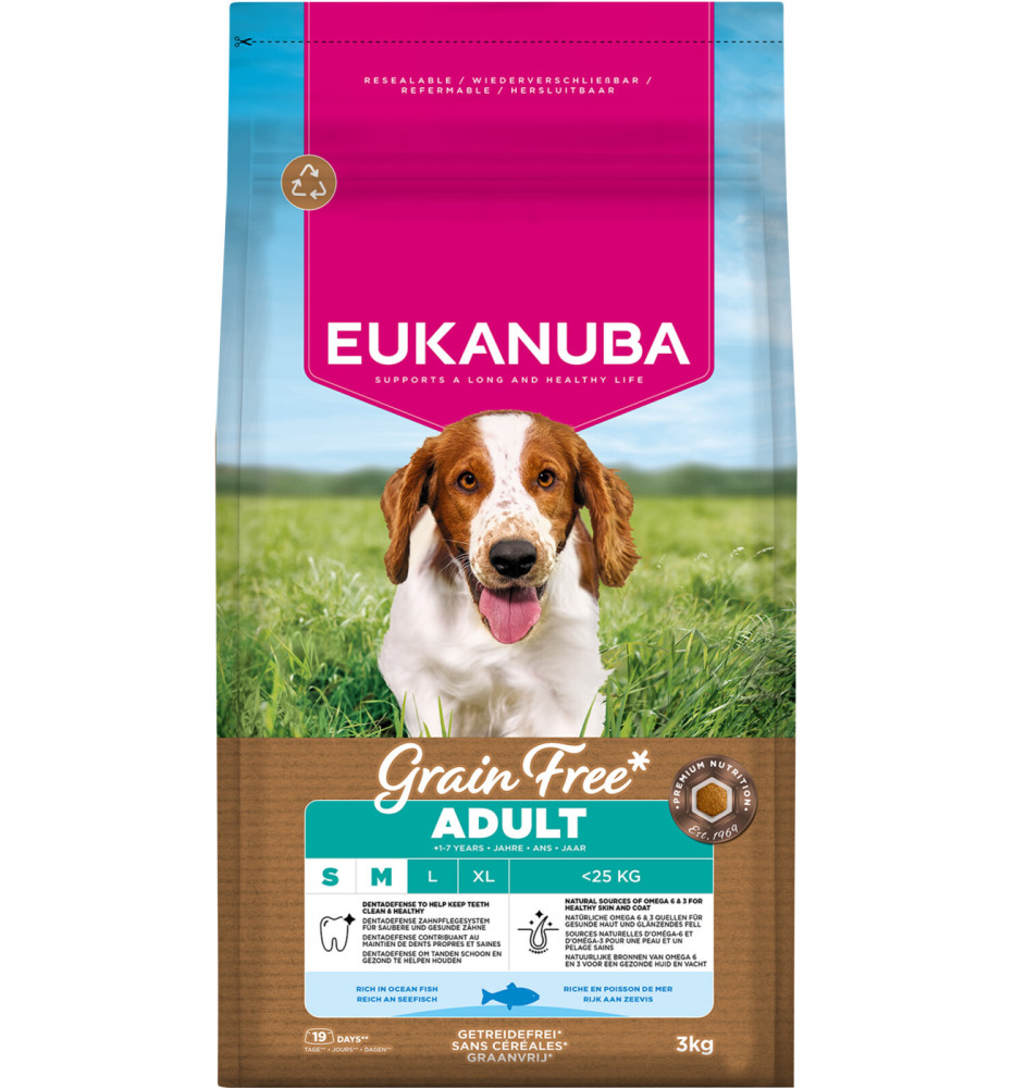 Eukanuba Puppy & Junior Small/Medium GF Ocean Fish