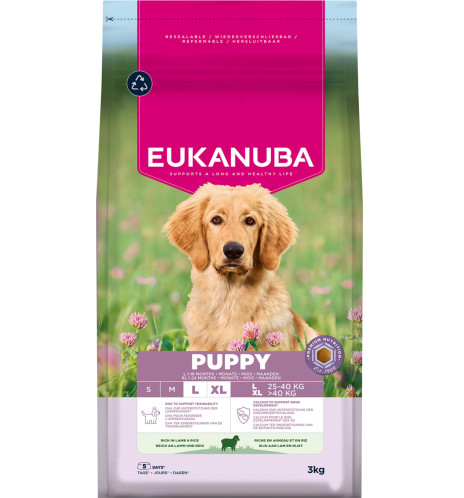 Eukanuba puppy large lamb & rice