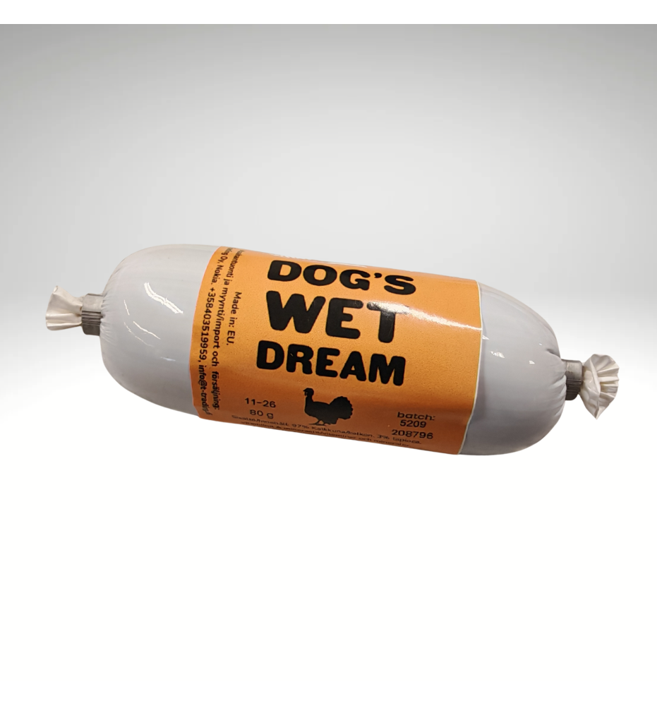 WPD Dogs Wet Dream Koiranmakkara, kalkkuna