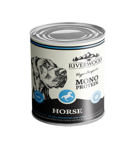 Riverwood Monoprotein Horse säilykepurkki koiralle 400 g