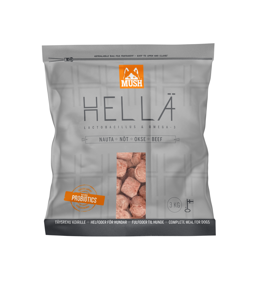 Nautatäysravinto koiralle