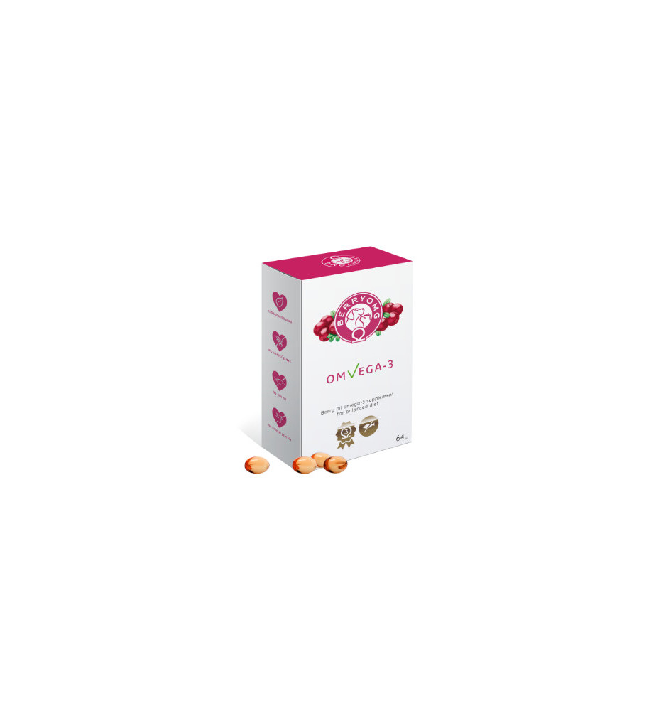 BerryOMG OMvEGA-3 – kalaöljytön omega-3 koiralle