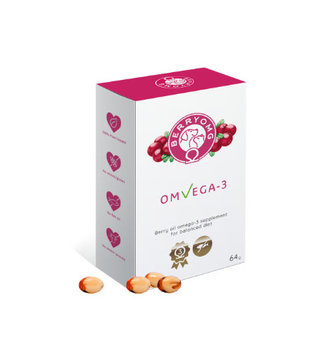 BerryOMG OMvEGA-3 – kalaöljytön omega-3 koiralle